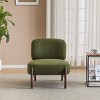 Lounge Chair with Solid Wood Frame,Upholstered Accent Chair for Living Room,Bedroom,Reading Nook or Office-Maison Boucle - 2 of 4