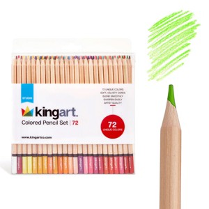 KINGART Colored Pencil Set, 72 Colors - 1 of 4