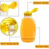 Clear Plastic Honey Bottles with Flip-Top Caps, 8 Pack 16oz Refillable Food Grade - 3 of 4