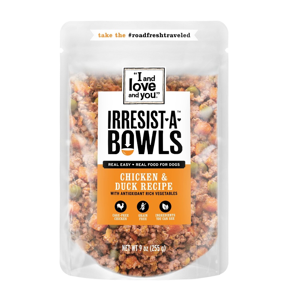 Photos - Dog Food I and Love and You Irresist-A-Bowl Chicken and Duck Wet  - 9oz 