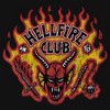 Girls Stranger Things Retro Hellfire Club Logo T Shirt - 2 of 4