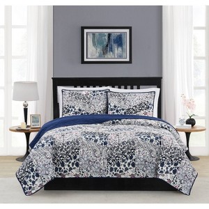 Chelsea Quilt Set Blue - Cannon - 1 of 4