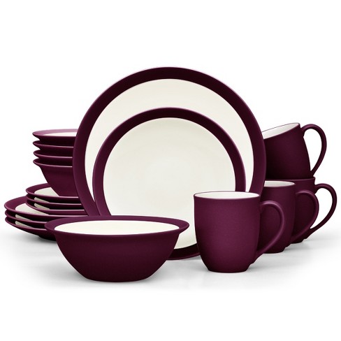 Burgundy hotsell dish set