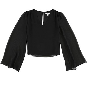 bar III Womens Chiffon Pullover Blouse - 1 of 2