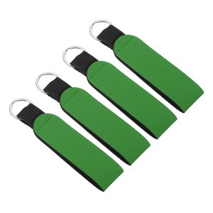 Unique Bargains Neoprene Water Sports Waterproof Floating Keychains 4 Pcs - 1 of 4