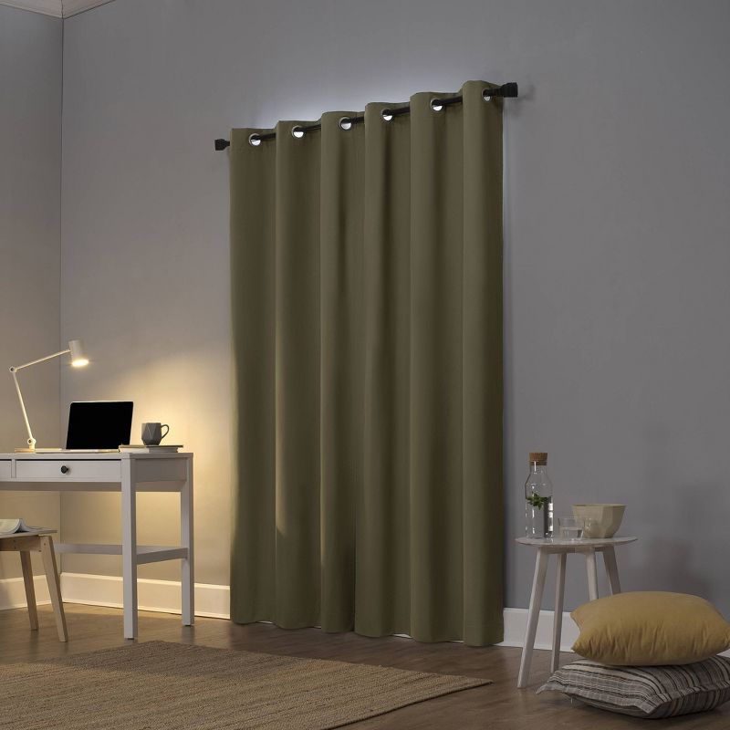 Cyrus Thermal Total Blackout Grommet Top Curtain Panel - Sun Zero, 3 of 11