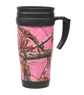 JoyJolt Triple Insulated Tumbler with Handle. 12 oz Stainless Steel Travel  Coffee Tumblers with Lid and Handle - Pink