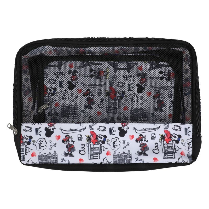 Mickey Mouse Mickey & Minnie In Paris 3-Pack Packing Cubes With Hang Tag, 3 of 7