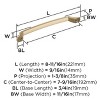 Amerock Bellamy Pull for Cabinets, Drawers, and Furniture - 4 of 4