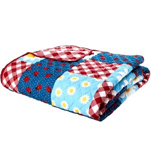 The Lakeside Collection Ladybug Quilt Ensemble - Ladybug Full/Queen Quilt - 1 of 2