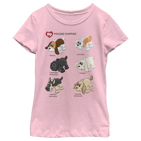 Girl's Pound Puppies Puppy Chart T-Shirt - image 1 of 3