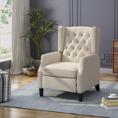 CENGHU Modern Recliner Chair in Fabric, Adult Sofa Chair, Recliner Chair for Adult, Mid Century Modern Pushback Chair for Living Room, Bedroom
