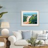 Stupell Industries Floral Cliffs Landscape Framed Print Under Glass - 3 of 4