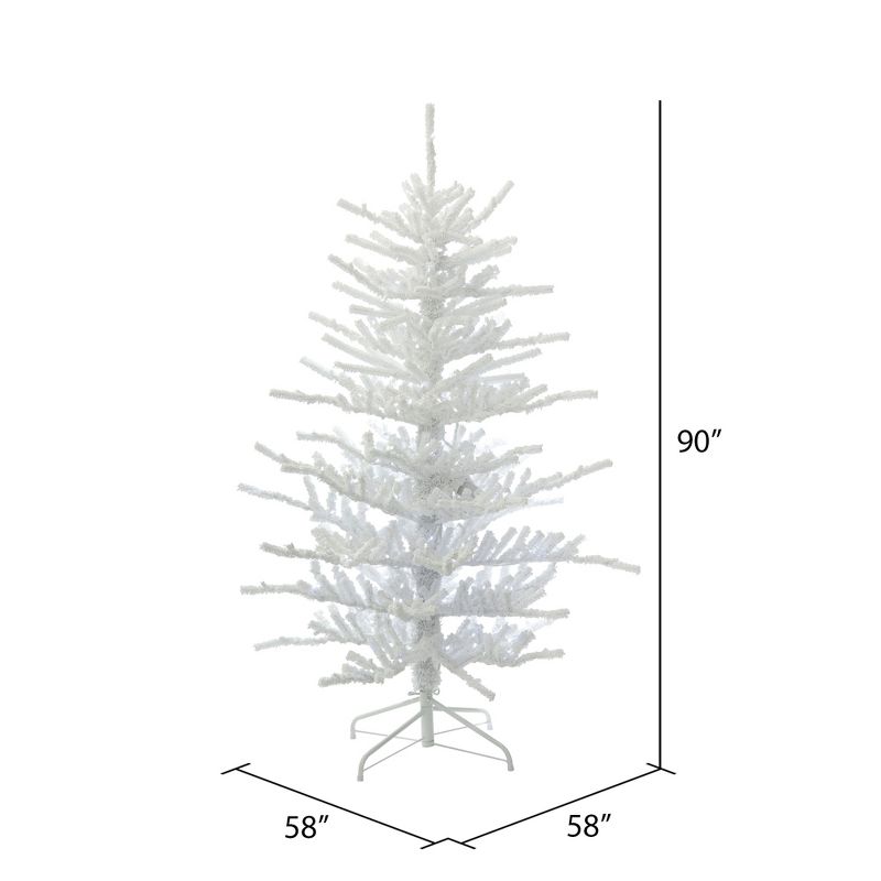 Vickerman Flocked Twig Artificial Christmas Tree, 3 of 4