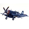 Vought F4U-4 Corsair Fighter Plane Marine Fighter Squadron 323 "Death Rattlers" (1951) 1/72 Diecast Airplane Model by Legion - 4 of 4