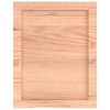 vidaXL Bathroom Countertop Light Brown 15.7"x19.7"x(0.8"-1.6") Treated Solid Wood - 4 of 4