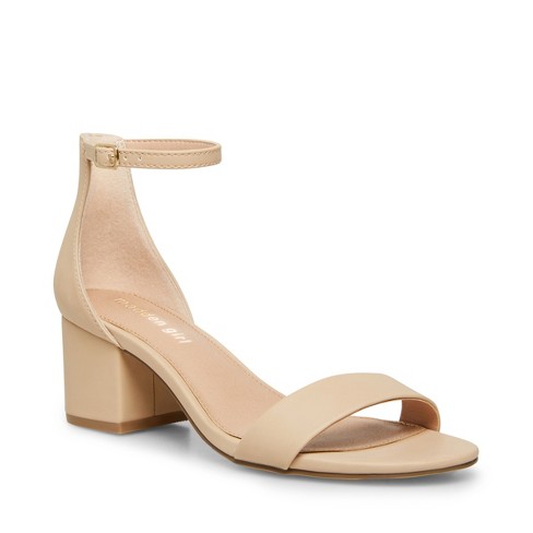 Madden Girl Ileana Two Piece Dress Sandal - Nude Paris, 5.5 : Target