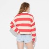 Women's Long Sleeve Graphic Jersey Polo T-Shirt - Wild Fable™ - 3 of 4