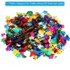 Unique Bargains Multi Shapes Style Shiny DIY Making Clothes Decoration Craft Supplies Sequins - 2 of 4