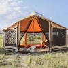 WHITEDUCK Altimus Canvas Bell Tent Collection with Stove Jack, Mesh Windows & AC Duct – 4-Season Weatherproof Glamping Tent, Water and Fire Resistant - 2 of 4