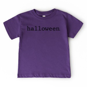 Halloween Typewriter - Youth Short Sleeve Graphic T-Shirt and Toddler Short Sleeve Graphic T-Shirt - 1 of 4