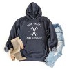 Simply Sage Market Women's Graphic Hoodie Pine Valley Ski Lodge - 2 of 2