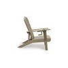 Signature Design by Ashley Coastal Reef Adirondack Chair - Antiqued Eucalyptus Wood with Handwoven Resin Wicker, Beige - 4 of 4