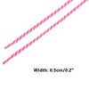 INSPIRE CHIC Two-Color Twill Dot Striped Round Shoelaces for Martin Boots 2 Pairs - 3 of 4