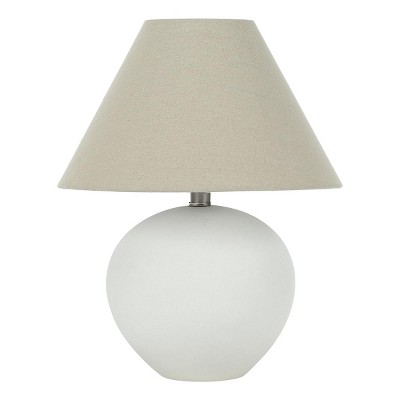 Monarch Specialties Lighting 16inchH Table Lamp Cream Shade Cream Ceramic Contemporary