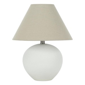 Monarch Specialties Lighting 16inchH Table Lamp Cream Shade Cream Ceramic Contemporary - 1 of 4