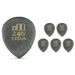 Dunlop JD JazzTone 205 Guitar Picks 6-Pack - 1 of 3
