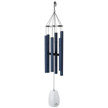 Woodstock Wind Chimes Signature Collection, Bells of Paradise, 32'' Blue Wind Chime BPMPB