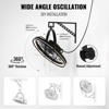 Ludomide 23.2 Inch Indoor Wall Mount Fan, 6-Speed Wall Fan With Remote And LED Light, Industrial Wall Mounted Fan 7 Blades - 3 of 4