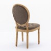 CAVINAS French Style Dining Chairs Set of 2, Wooden Living Room Chairs with High Backrest and Nailhead Trim for Dining Room - 4 of 4