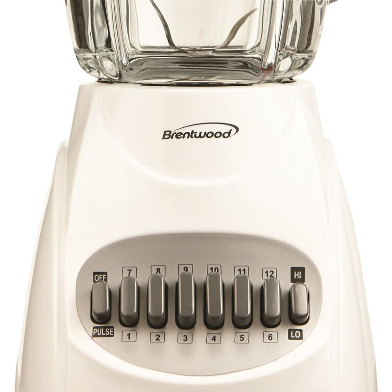Brentwood 42-Ounce 12-Speed + Pulse Electric Blender with Glass Jar, 5 of 8