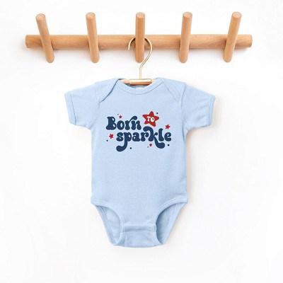 The Juniper Shop Born To Sparkle Baby Bodysuit