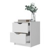 FM Furniture,Dillon 2 Drawers Nightstand - 2 of 4
