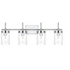 Elegant Lighting Benny 4 light Chrome and Clear Bath Sconce - 2 of 4