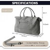Travel bag, weekend travel bag,men's and women's small fitness bags,overnight luggage bag with pull rod cover,travel essentials - 4 of 4