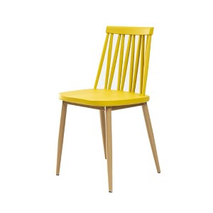 Commerical Seating Products,Plastic Windsor Chair With Metal Legs - 1 of 2
