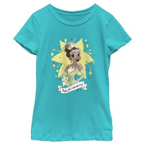 Girl's The Princess and the Frog Tiana Make Your Own Destiny T-Shirt - 1 of 4