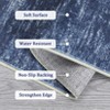 Runner Rug for Bedside Machine Washable Non-Slip Low Pile Accent Carpet Modern Abstract Rug No-Shedding Hallway Indoor Carpet - 4 of 4
