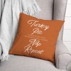 Creative Products Turkey Pie Nap Repeat 18 x 18 Indoor / Outdoor Pillow - 3 of 3