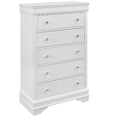NicBex Dresser for Bedroom,Chest of Drawers with Round Knobs Design,Modern Freestanding Dresser,Storage Dressers for Bedroom