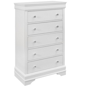 NicBex Dresser for Bedroom,Chest of Drawers with Round Knobs Design,Modern Freestanding Dresser,Storage Dressers for Bedroom - 1 of 4