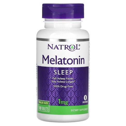 Natrol Melatonin, 1 Mg, 180 Tablets : Target