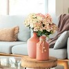 Sullivans Artificial 18" Soft Blush Hydrangea Bush - Set of 3 - 4 of 4