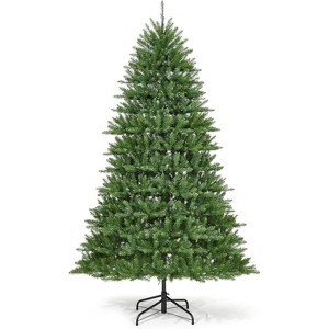 4.5/6/7.5/9ft Pre-Lit Artificial Spruce Christmas Tree with 900 Dual-Color LEDs,Green Xmas Tree with 3600 Tips,Stand,Christmas Decorations for Home - 1 of 4