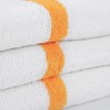 Arkwright Power Gym Bath Towels (6 Pack), Ringspun Cotton, 22x44 in., Striped Color Options - image 2 of 4