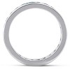Pompeii3 1 1/2ct Blue Diamond Channel Set Eternity Ring 14K White Gold - 3 of 4